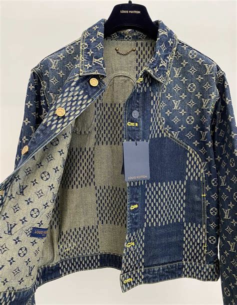 louis vuitton blue jean jacket|lv jacket.